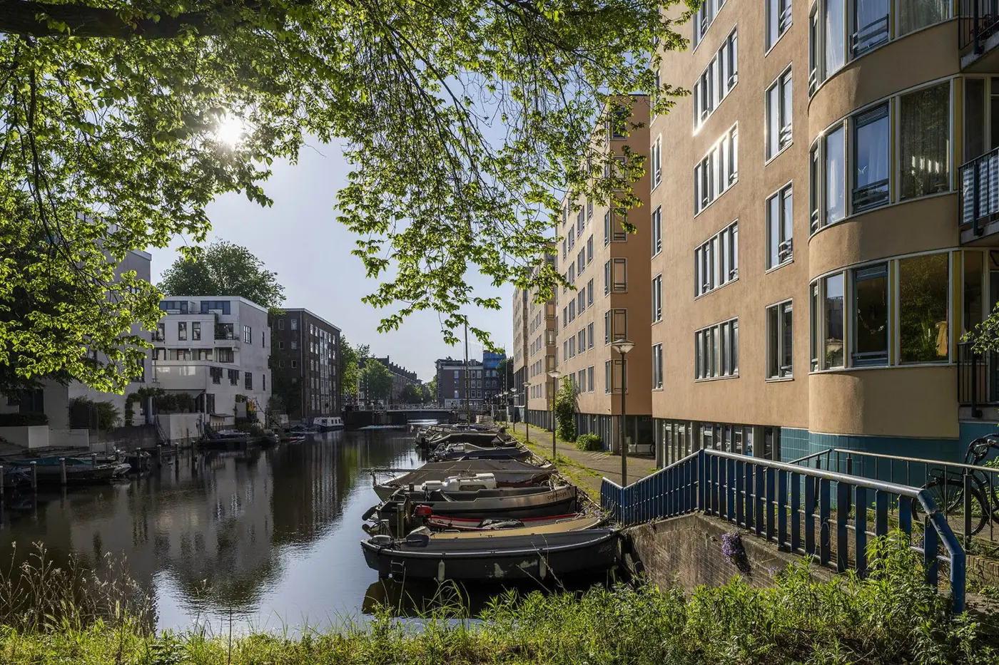 Our office on the Le Mairekade canal in Amsterdam